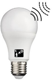 Zdjęcia - Żarówka Polux  LED z czujnikiem ruchowo - zmierzchowym 308832  LED E27 A60 1 