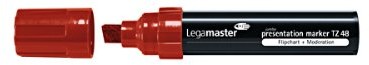 Legamaster 7  155501 zewnętrzny marker Jumbo tz48 wielorazowa, czerwony 8713797026857