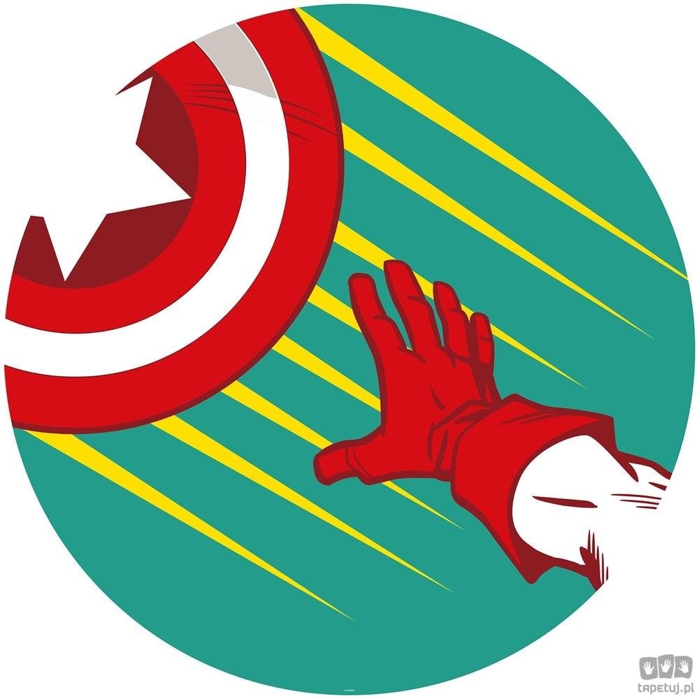 Komar Fototapeta Avengers Captain's Shield Pop Art DD1-055 DD1-055