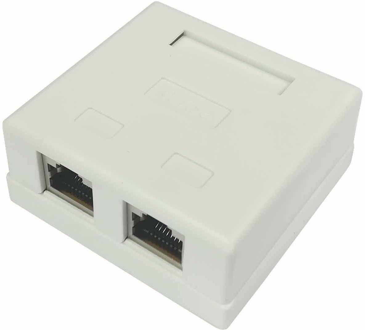 brak danych Puszka natynkowa kat 6 2x RJ-45 ST