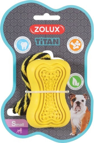 Zolux Zabawka kauczukowa ze sznurem Titan S Twarda