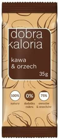 Dobra Kaloria Baton Owocowy Kawa i Orzech 35g