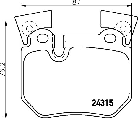 BREMBO KLOCKI HAMULCOWE BMW 3 E90,91 TYŁ