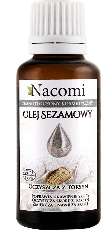 Nacomi Olej Sezamowy Oczyszcza Z Toksyn 30 ml