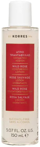 Korres Wild Rose lotion nawilżający do twarzy 150 ml