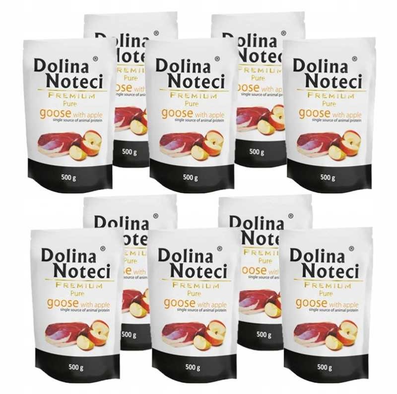 Dolina Noteci Premium Pure Gęś z Jabłkiem ZESTAW 10x 500g  od 95zł +DO 3% ZWROTU W PROGRAMIE LOJALNOŚCIOWYM ZEST-DNP-P-500-G-10