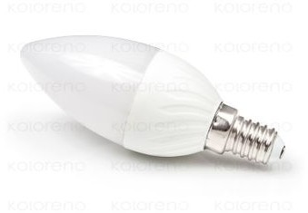 Фото - Лампочка Żarówka LED E14 8W C37 - Biały zimny (6000K)