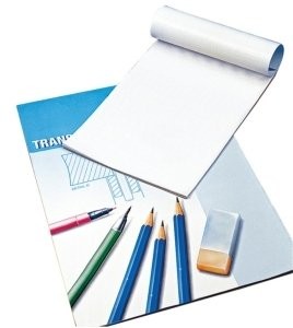 Rayher 8147800 przezroczysty papier, blok do 80 G/M2, 25 arkuszy papieru, A4, paus 81-478-00