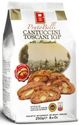 Biscottificio Belli Ciastka Cantuccini z migdałami 250g torebka 83AF-42612