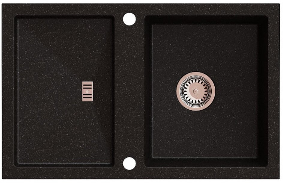 AXIS GROUP Zlew Slide 40 1-komorowy czarny