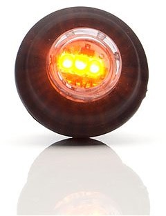 WAŚ Lampa LED pozyc. boczna pomarańczowa okrągła (670) was670