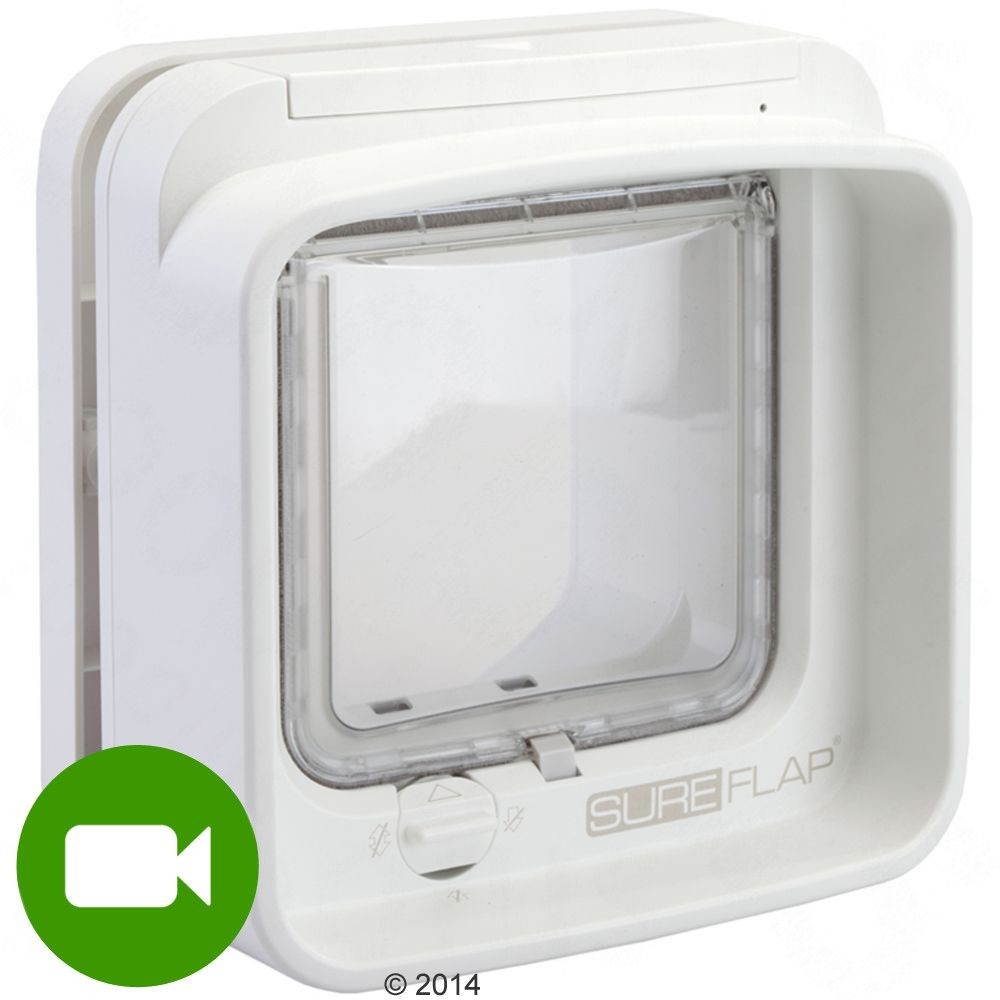 SureFlap Drzwiczki dla kota DualScan z czytnikiem mikrochipów - Białe