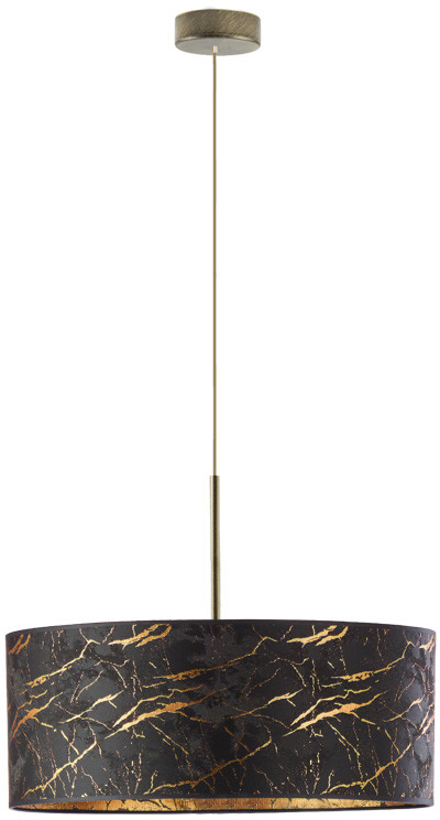 LYSNE Lampa wisząca nad stół SINTRA MARMUR fi 50 cm kolor czarny 14531/1411 kolor czarny
