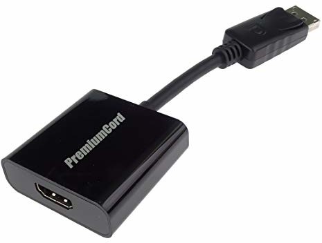 PremiumCord Premium Cord adapter Displayport - wtyczka/gniazdo HDMI 15 cm