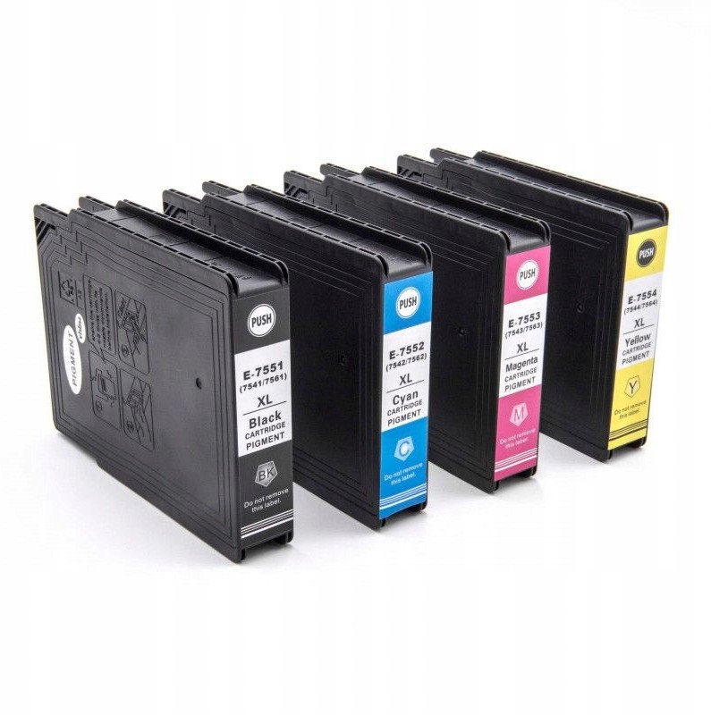 4X Tusz do Epson T7551 do WorkForce Pro WF-8090