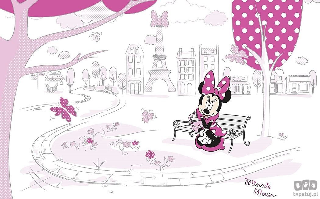 Komar Fototapeta Minnie in Paris 023-DVD4 023-DVD4