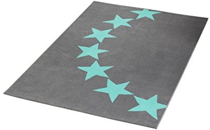 HANSE Home hanzeatyckiego Home 102327 dywan, polipropylenu, szara/niebieska, 140 x 200 x 0.9 cm 102327