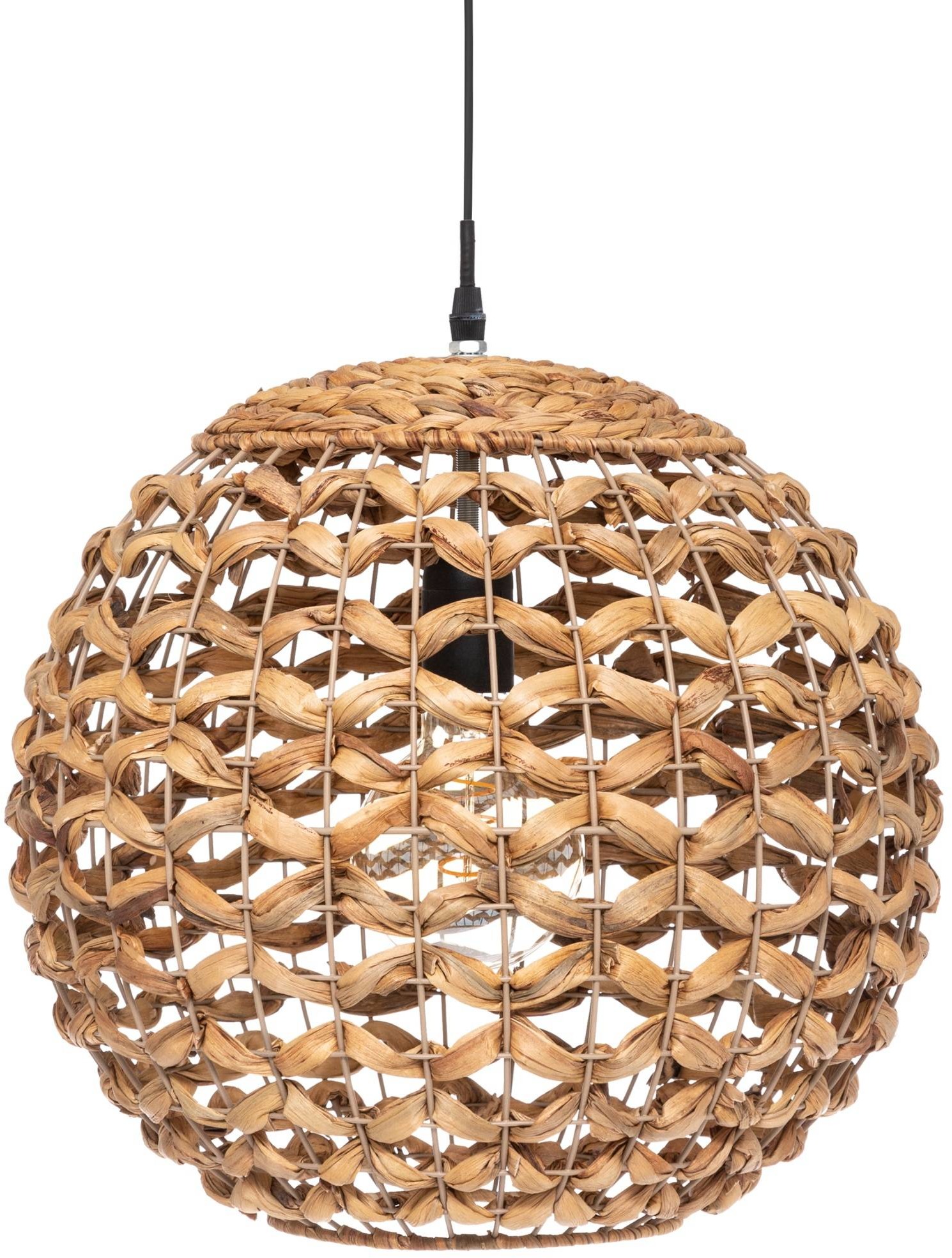 Atmosphera Lampa wisząca SAND z kloszem z hiacyntu 38 cm 173216