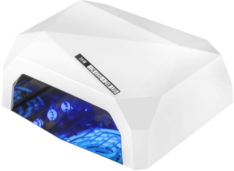 ACTIVESHOP LAMPA DIAMOND 2w1 UV LED+CCFL 36W TIMER + SENSOR WHITE