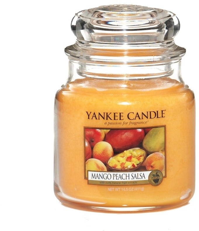 Yankee Candle Mango Peach Salsa (średnia świeca) YSSMPS