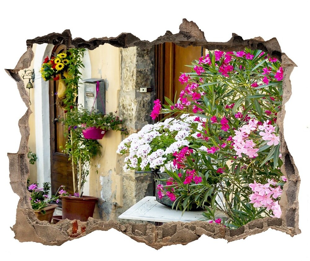 Wallmuralia.pl Fototapeta dziura na ścianę 3d Uliczki Francja