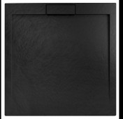 Rea K4595 Grand Black Brodzik 90x90 cm