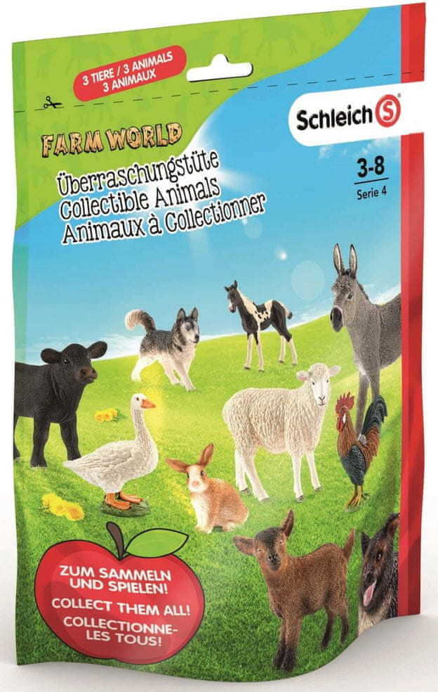Schleich Torba Surprise zwierzęta hodowlane L seria 4