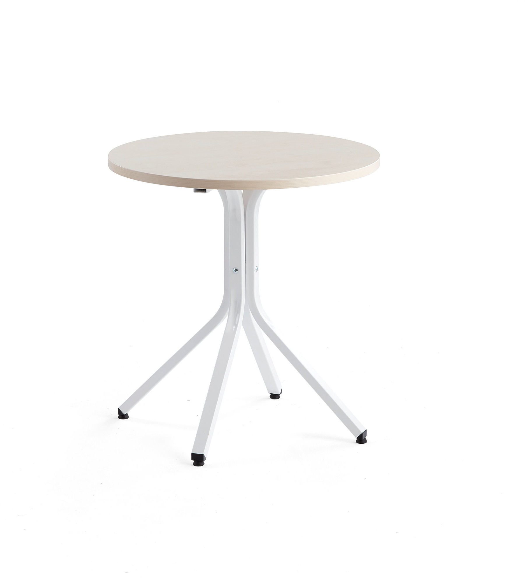 AJ Produkty Stół VARIOUS, 700x740 mm, biały, brzoza