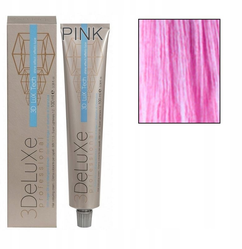 3DELUXE Farba Do Włosów 100ML Pink