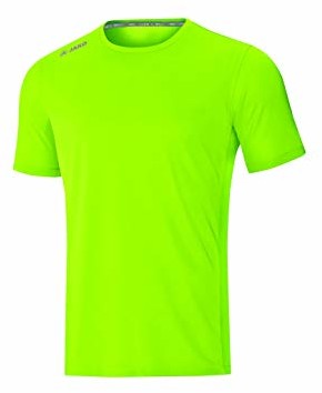 JAKO JAKO Run 2.0 T-shirt dziecięcy, neonowo-zielony, 152 6175
