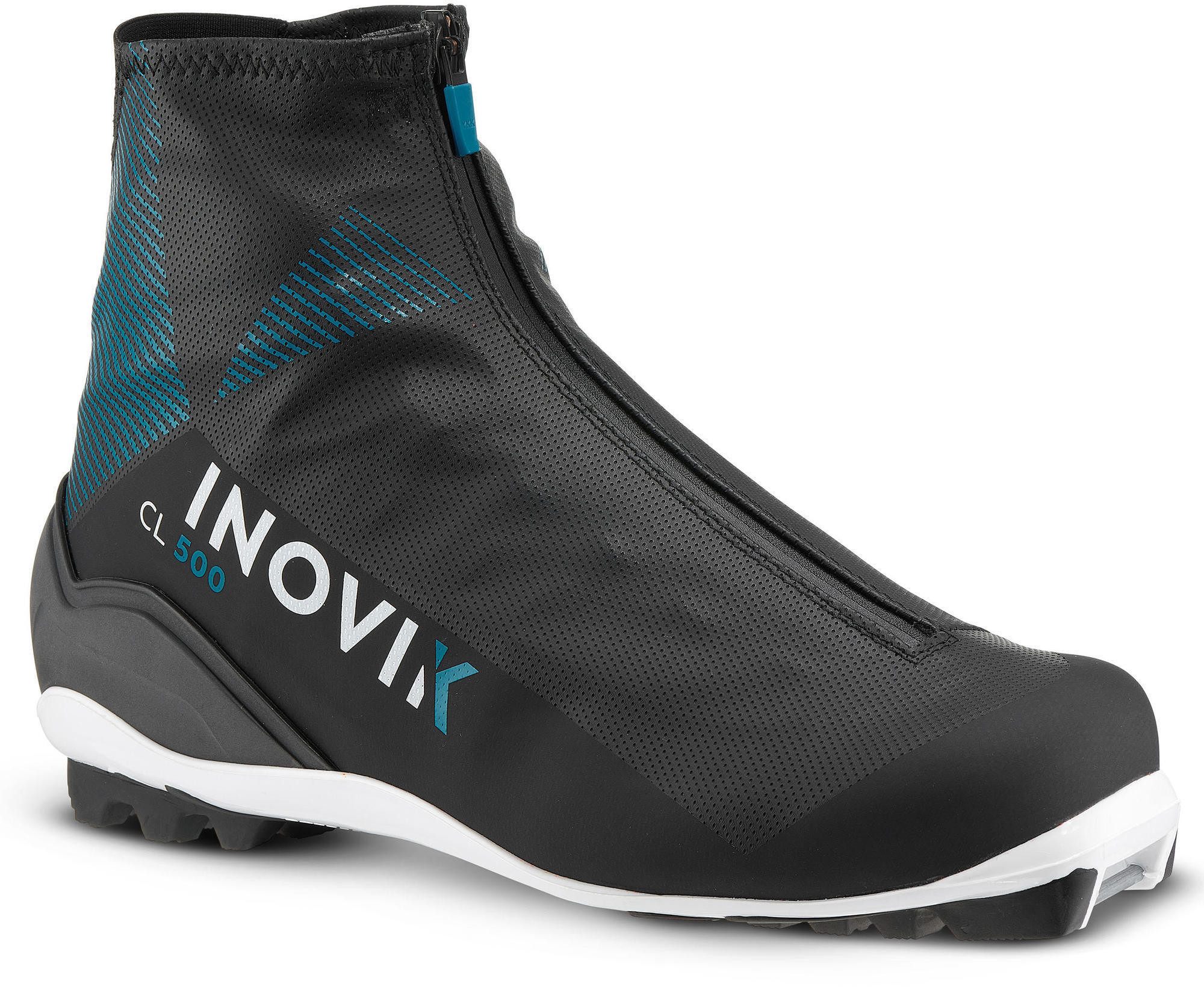 INOVIK Buty do narciarstwa biegowego XC S 500 męskie unisex Czarny, Niebieski, Turkusowy