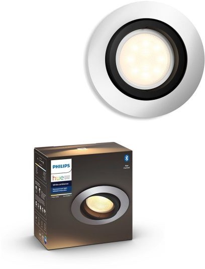 Philips HUE Signify Poland Sp z o.o HUE WA oczko stropowe Milliskin GU10 załączona 5W 350lm 2200-6500K) aluminium 9cm BT 5041148P9 915005916301