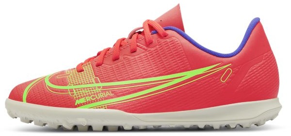 Nike Buty piłkarskie na nawierzchnie typu turf dla małych / dużych dzieci Mercurial Vapor 14 Club TF - Czerwony CV0945-600
