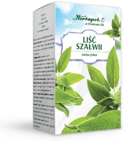 Herbapol KRAKÓW Liść szałwii, 25 saszetek