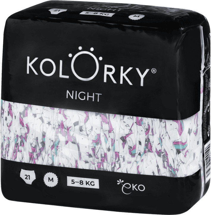KOLORKY NIGHT M 5 8 kg 21 szt.