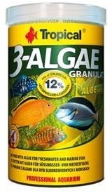 Tropical 3-Algae Granulat - pokarm z algami dla ryb roślinożernych