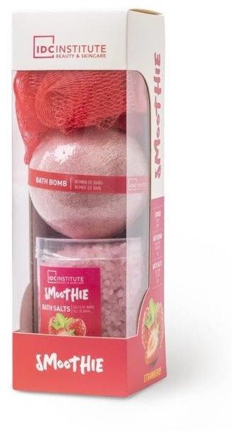 IDC Institute SMOOTHIE Zestaw produktów do kąpieli Truskawka 61650-uniw