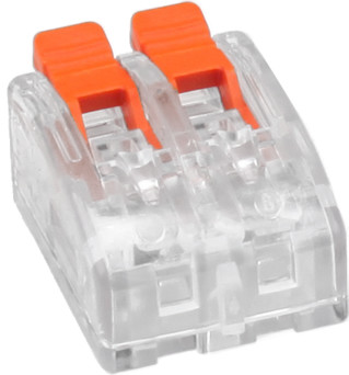 Geberit instalacyjna zaciskowa 2-przewodowa na dowolny przewód 0,2-4mm2 IEC 450V/32A 100 szt. OR-SZ-8005/2/100