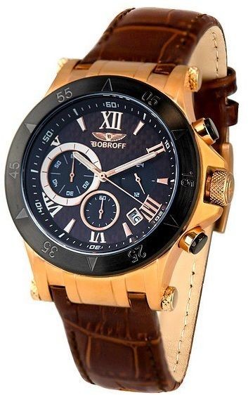 Bobroff Zegarek Męski Bobroff BF1001M65 (44 mm) S0300234
