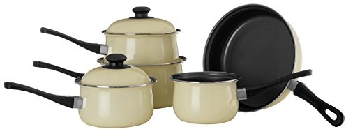 Premier Housewares Premier housewares patelnia brzucha zestaw, kolor kremowy, 5-częściowy 0204211