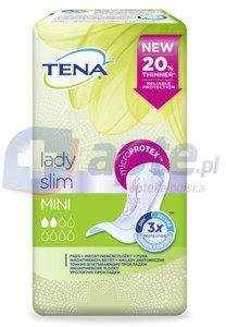 SCA Tena SCA Hygiene Products Wkładki anatomiczne Slim Mini x20 sztuk