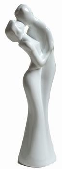 Abi Decoration Figurka ceramiczna PARA wys.45 cm BIAŁA CER-07089.1 ALD