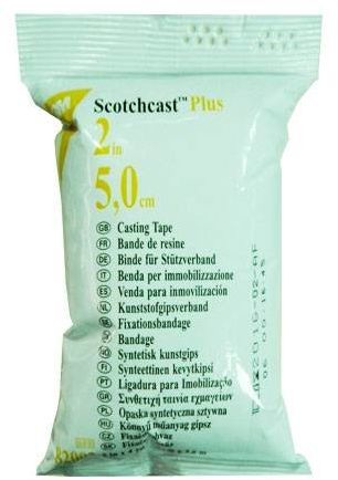 Lekki Gips Syntetyczny WODOODPORNY 5cm x 3,6m (scotchcast 3M) 000085
