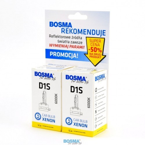 BOSMA 9501D XENON D1S 6000K 85V 35W PK32d-2 DUO PAK