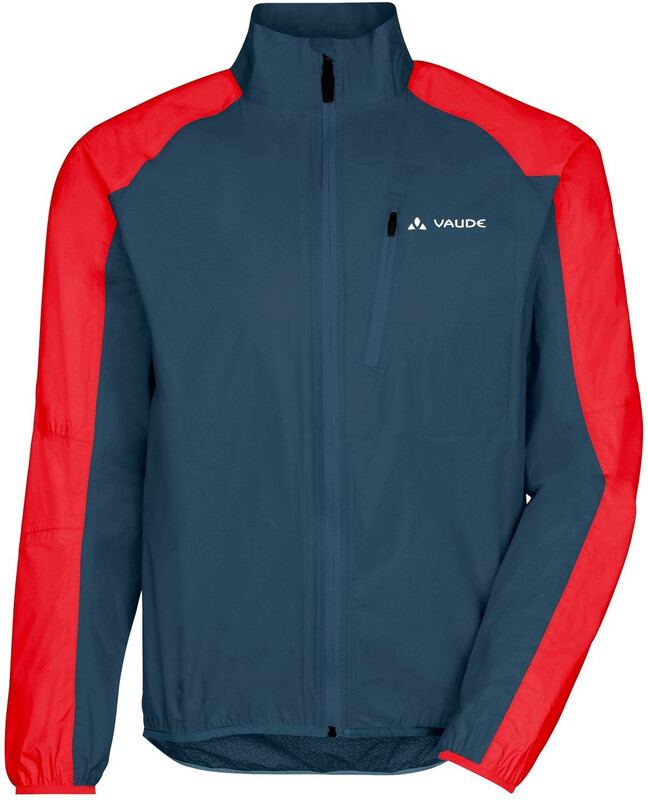 VAUDE VAUDE Drop III Kurtka Mężczyźni, baltic/mars red 3XL 2021 Kurtki przeciwdeszczowe 49793065700