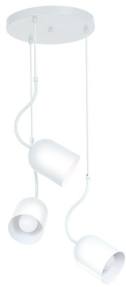 Lampa wisząca Alvi 3 x 60 W E27 szara 9219