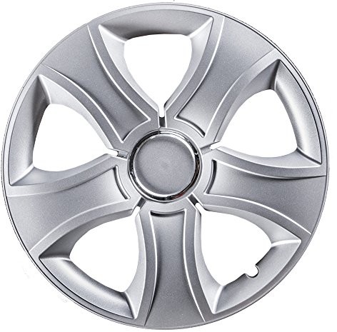 Cora wygląd aluminium do pierścionka 40444 ozdobne kołpaki na koła, 14 cali, 4 sztuki w zestawie 40444