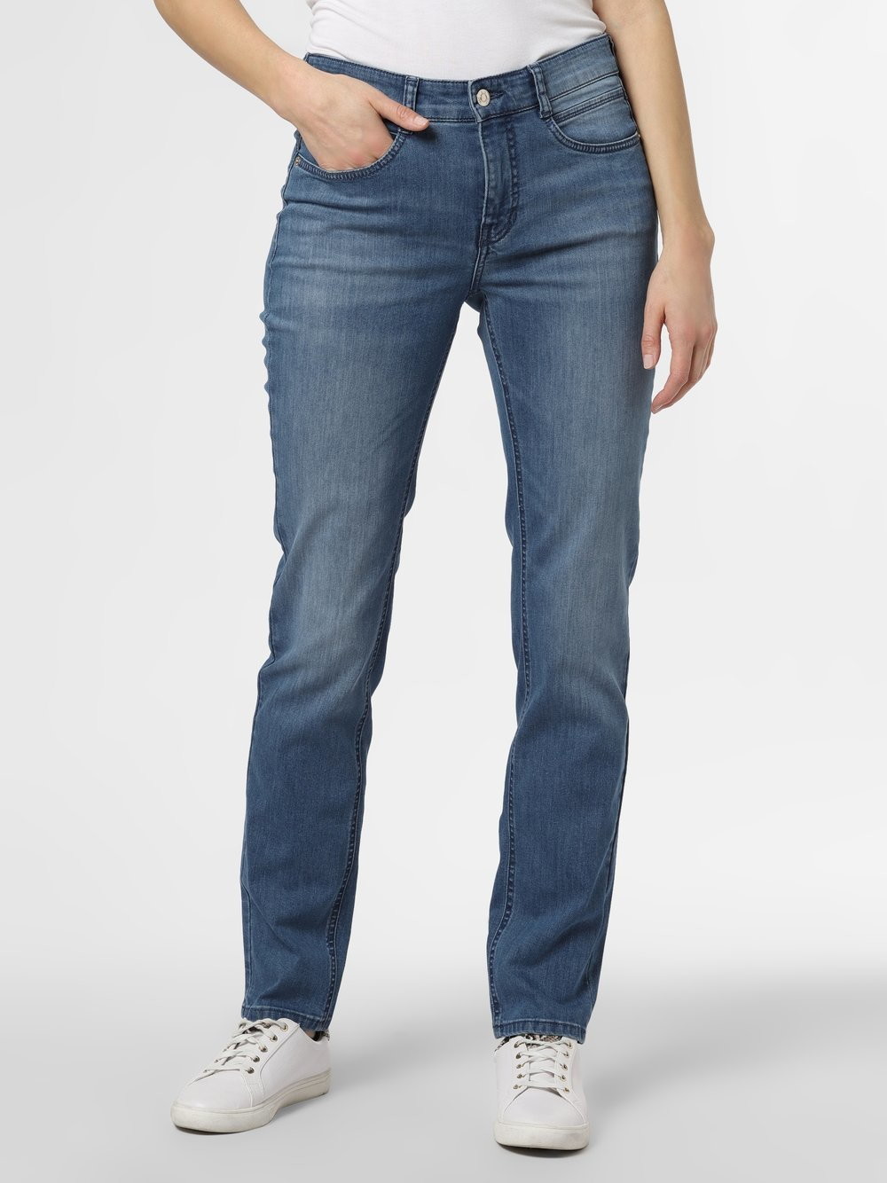 MAC Jeansy damskie Angela, niebieski