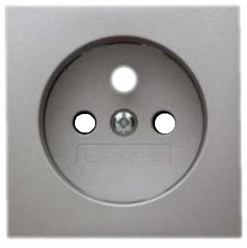 Berker Q1/Q3/Q7 aluminium płytka do gniazda z uziemieniem B_3965766074