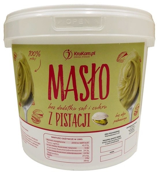KruKam Pasta z pistacji wiadro 5kg